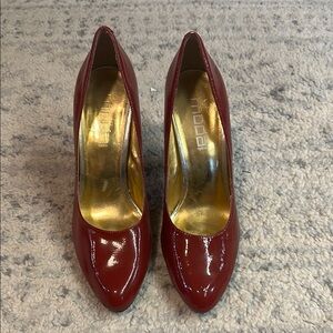 Moda Red Patent Leather Women's Heels